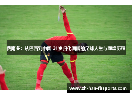 费南多：从巴西到中国 31岁归化国脚的足球人生与辉煌历程